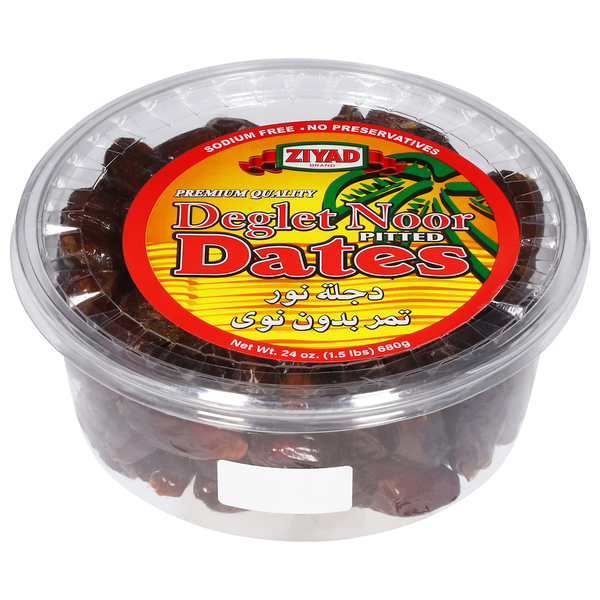 Packaged Vegetables & Fruits Ziyad Dates, Deglet Noor, Pitted, Premium Quality hero