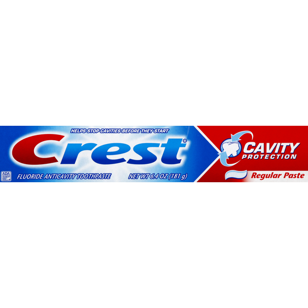 Oral Hygiene Crest Toothpaste, Fluoride Anticavity, Regular Paste hero