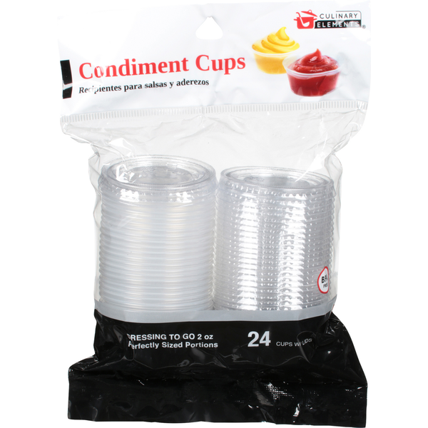 More Household Culinary Elements Condiment Cups hero