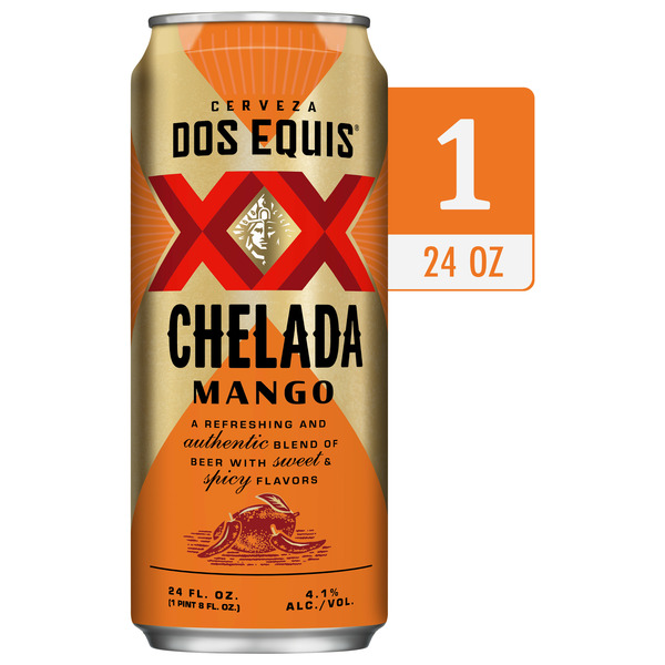 Beers & Coolers Dos Equis Chelada Mango hero