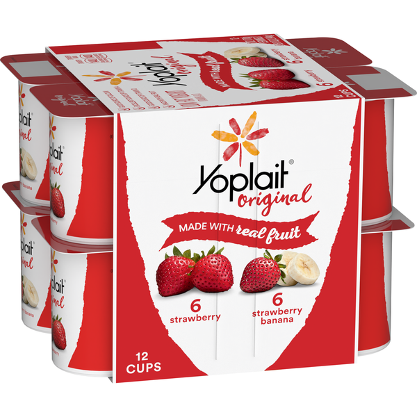 Yogurt Yoplait Original Low Fat Yogurt Variety Pack hero