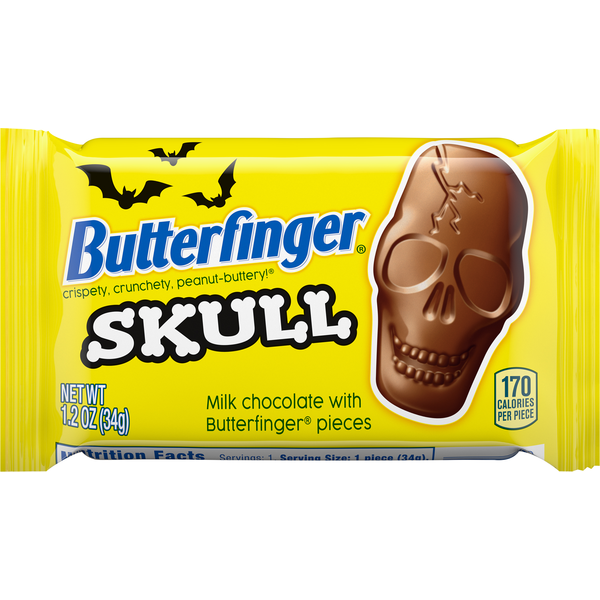 Candy & Chocolate Butterfinger Milk Chocolate, Skull hero