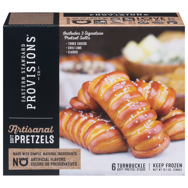 Eastern Standard Provisions Pretzels, Soft, Artisanal, Turnbuckle hero