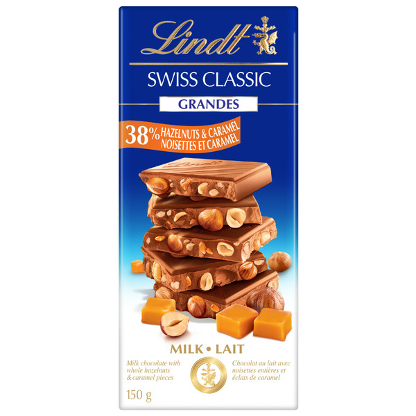 Candy & Chocolate Lindt Swiss Classic Hazelnut & Caramel hero