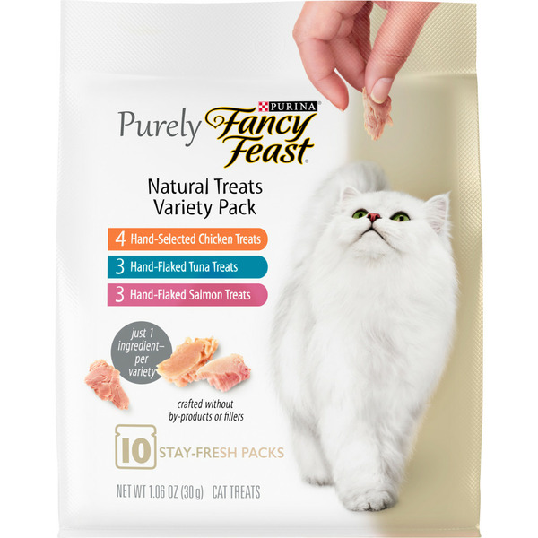 Cat Treats and Chews Purina Fancy Feast Natural Cat Treats , Purely Natural hero