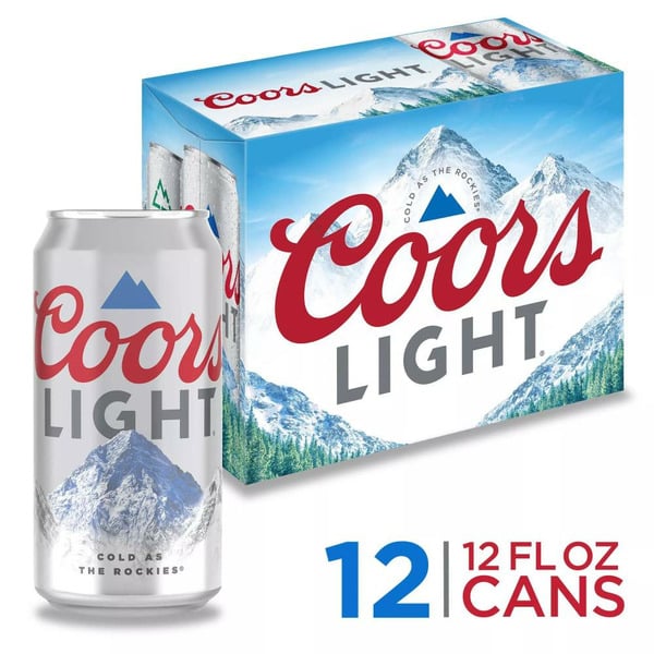 Beers & Coolers Coors American Light Lager Beer hero