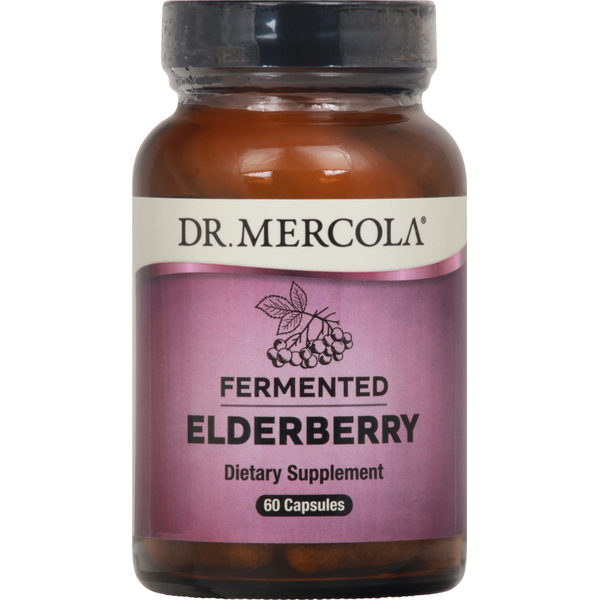 Vitamins & Minerals Dr. Mercola Elderberry, Fermented, Capsules hero