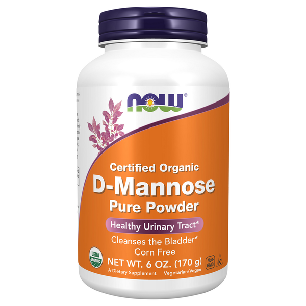 Dietary Supplements NOW D Mannose, Organic & Pure hero