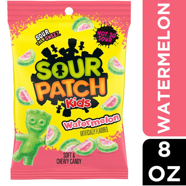 Candy & Chocolate Sour Patch Kids Watermelon Soft & Chewy Candy hero