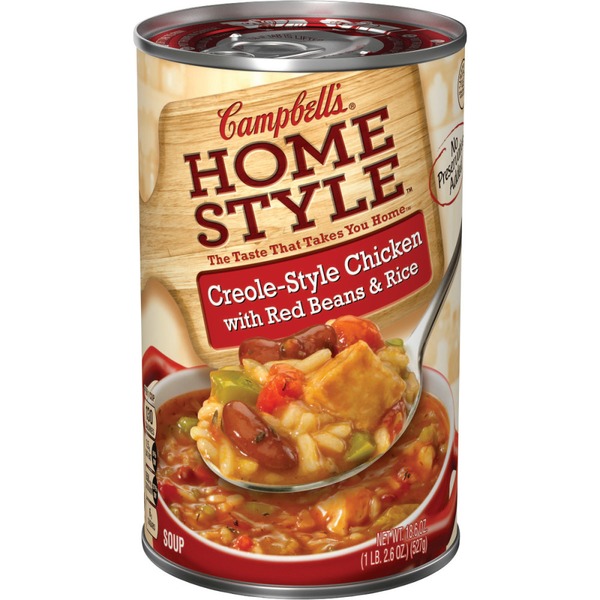 Soup, Broth & Bouillon Campbell's Creole-Style Chicken with Red Beans & Rice Soup hero