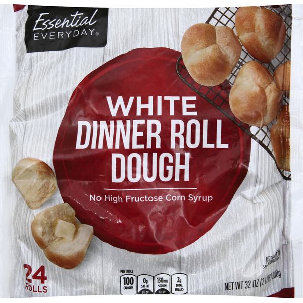 Buns & Rolls Essential Everyday Dinner Dough, Roll, White hero