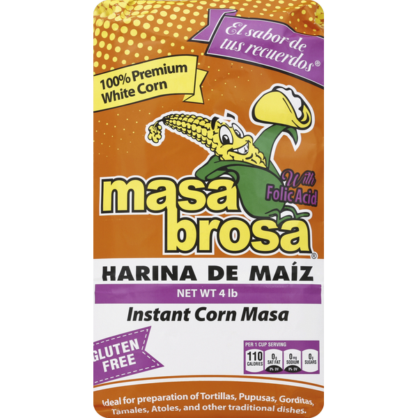 Latino Foods Masa Brosa Corn Masa, Instant hero