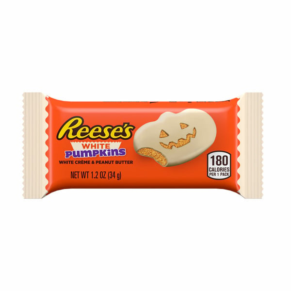 Candy & Chocolate Reese's White Creme Peanut Butter Pumpkins Halloween Candy hero