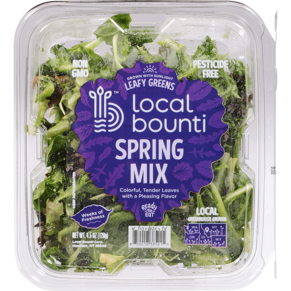 Packaged Vegetables & Fruits Local Bounti Spring Mix hero