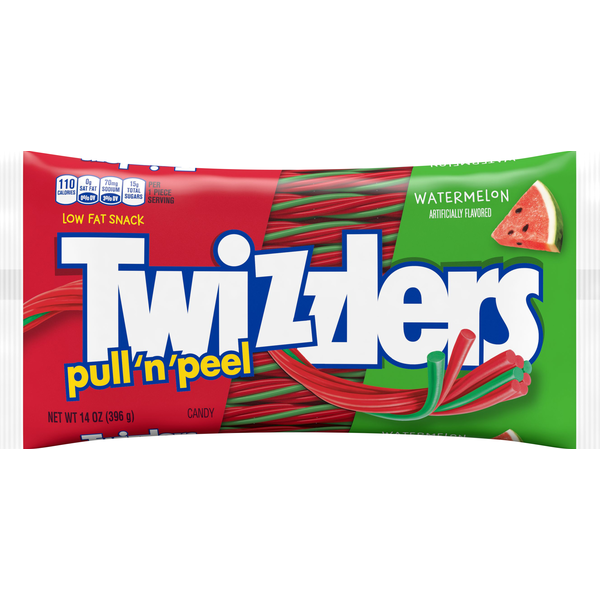 Candy & Chocolate Twizzlers Candy, Watermelon, Pull 'n' Peel hero