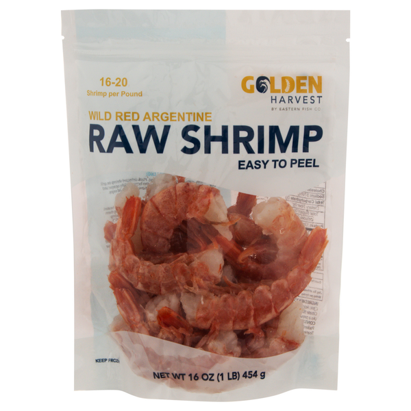 Frozen Shrimp & Shellfish Golden Harvest Raw Shrimp, Wild Red Argentine hero