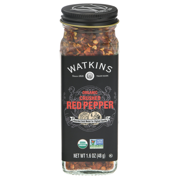 Spices & Seasonings Watkins Red Pepper, Organic, Crushed hero