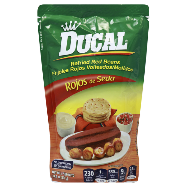 Canned Meat, Seafood & Beans Ducal Refried Beans, Red hero