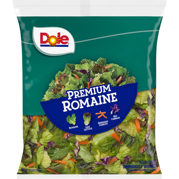 Packaged Vegetables & Fruits Dole Romaine, Premium hero