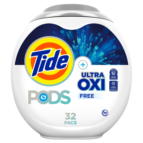 Tide PODS Plus Ultra Oxi Laundry Detergent Pacs hero