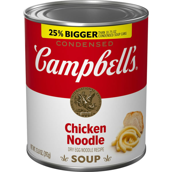 Canned Goods Campbell's Chicken Noodle Soup Dry Egg Noodle Recipe hero