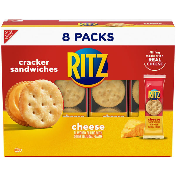 Pantry Ritz Cheese Sandwich Crackers, Snack Packs hero