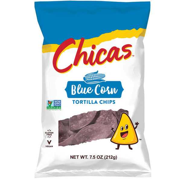 Chips & Pretzels Chicas Corn Tortilla Chips - Blue Corn hero