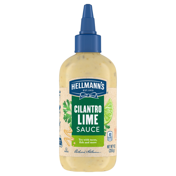 Condiments Hellmann's Sauce Cilantro Lime hero