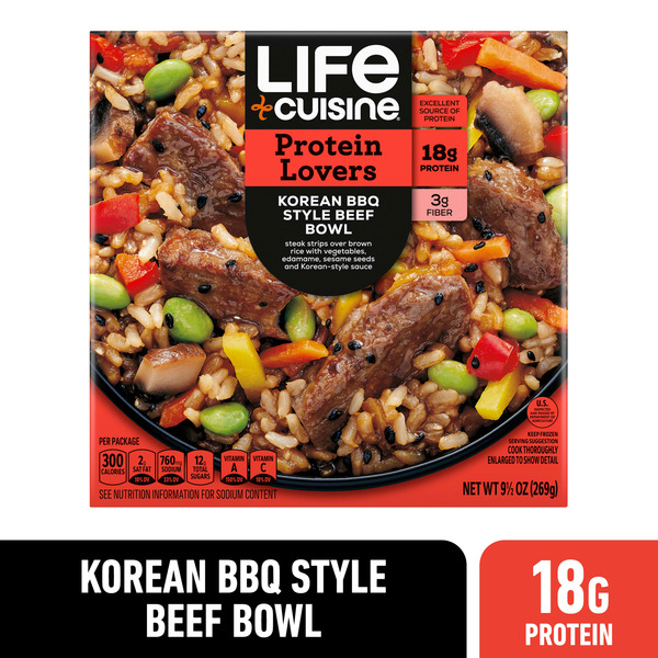 Frozen Meals Life Cuisine Frozen Meal Korean Bbq Style Beef hero