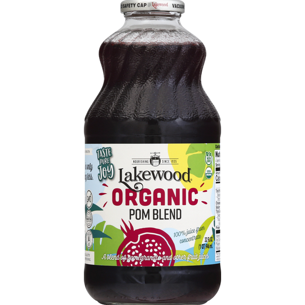 Juice & Nectars Lakewood 100% Juice, Organic, Pom Blend hero