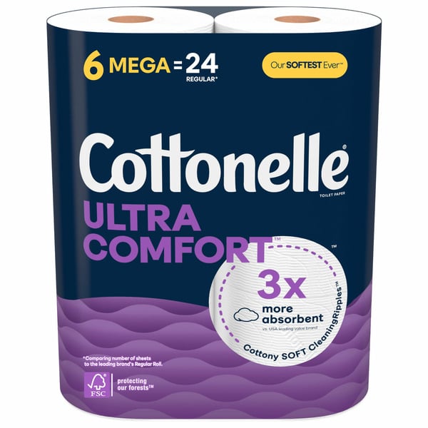 Paper Goods Cottonelle Ultra Comfort Soft Toilet Paper hero