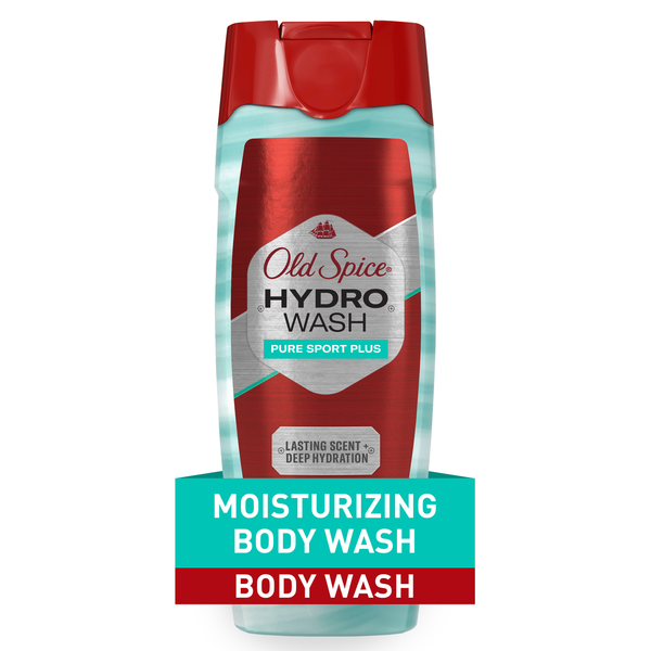 Body Lotion, Soap & Oils Old Spice Men's Body Wash Moisturizing Hydro Wash Pure Sport Plus hero