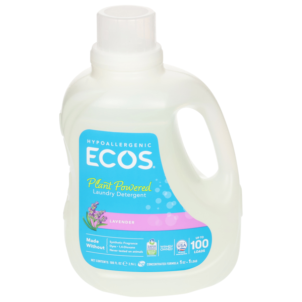 Laundry Ecos Laundry Detergent, Plant Powered, Lavender hero