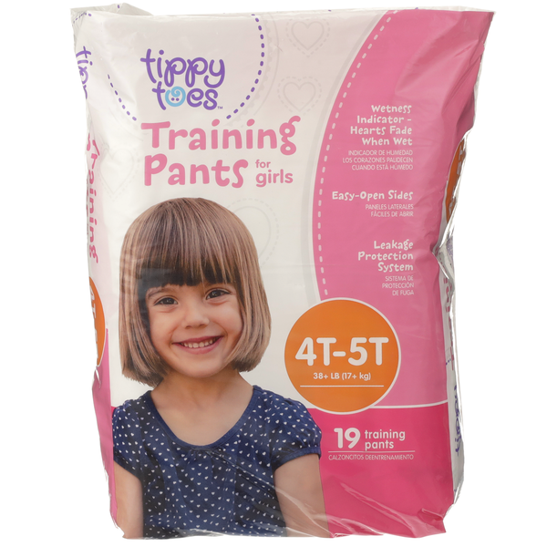 Diapers & Wipes Tippy Toes Extra Large Training Pants for Girls hero