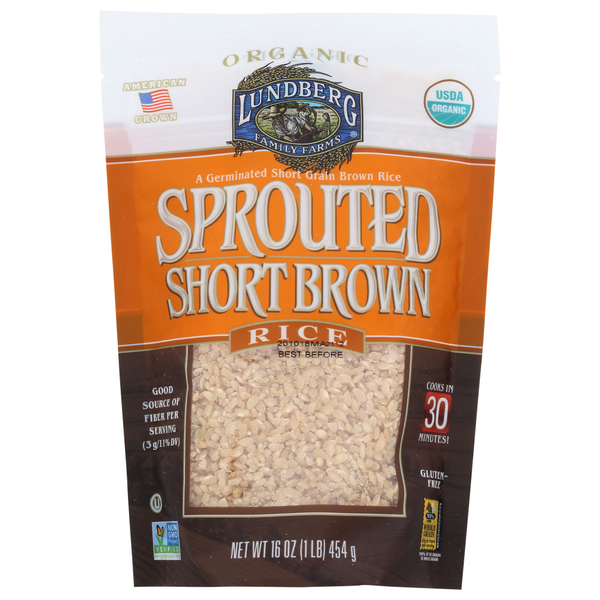 Grains, Rice & Dried Goods Lundberg Family Farms Organic Sprouted Short Grain Brown Rice hero