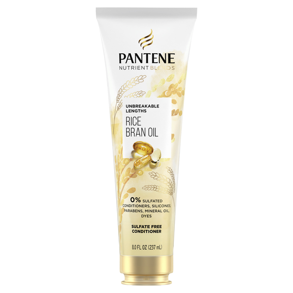 Hair Care Pantene Sulfate Free Conditioner, Anti Breakage with Rice Bran Oil, Color Safe hero