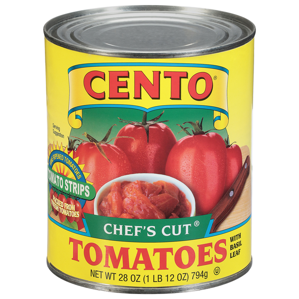 Canned & Jarred Vegetables Cento Tomatoes, Chef's Cut hero