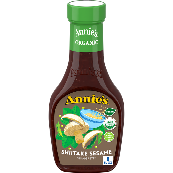 Salad Dressing & Toppings Annie's Organic Shiitake Sesame Vinaigrette Salad Dressing hero