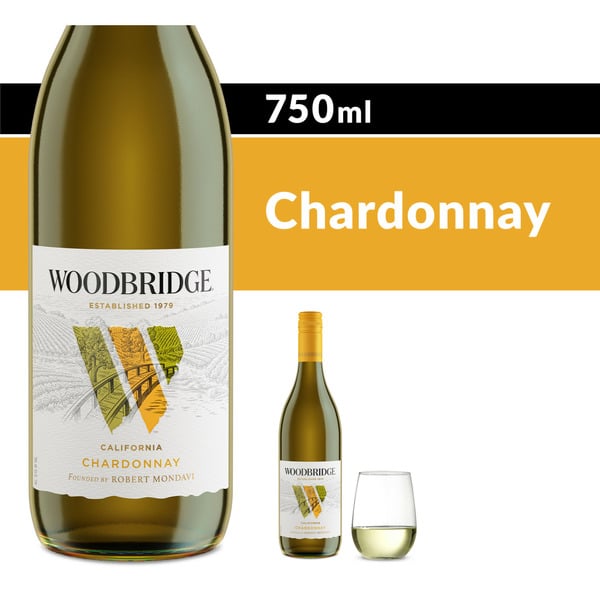 White Wines Woodbridge Chardonnay White Wine Bottle hero