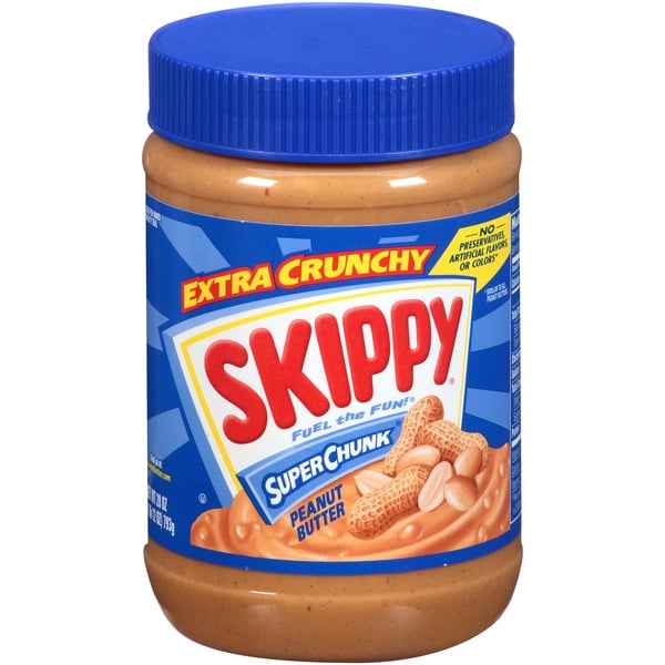 Spreads SKIPPY Super Chunk Peanut Butter hero