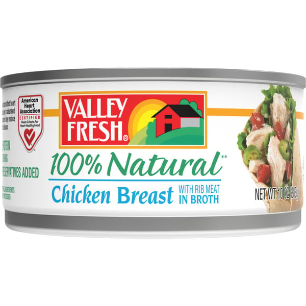 Canned Meat & Seafood Valley Fresh 100% Natural Chicken Breast hero