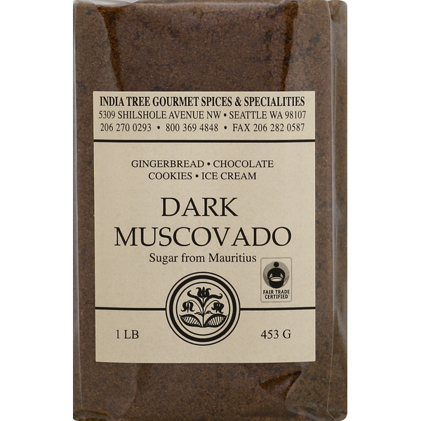 Baking Ingredients India Tree Muscovado, Dark hero