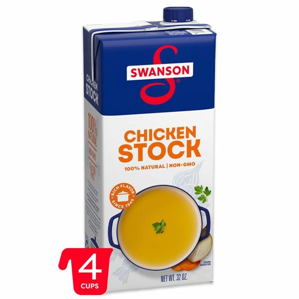 Holiday Items Swanson's Chicken Stock hero