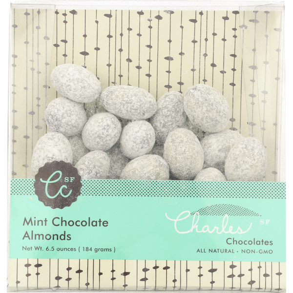 Confections & Chocolates Charles Chocolates Mint Chocolate Almond hero