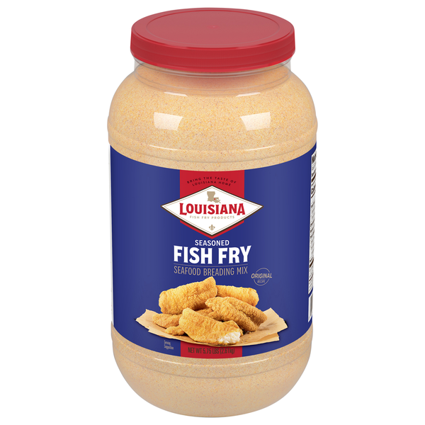 Spices & Seasonings Louisiana Fish Fry Products Seafood Breading Mix, Seasoned Fish Fry hero