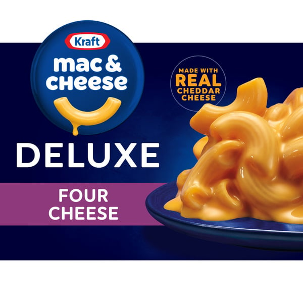 Instant Foods Kraft Four Cheese Mac & Cheese Macaroni and Cheese Dinner hero