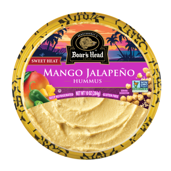 Boar's Head Mango Jalapeño Hummus hero