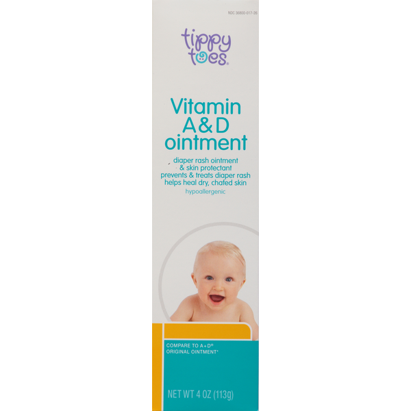 Baby First Aid & Vitamins Tippy Toes Ointment, Vitamin A & D hero