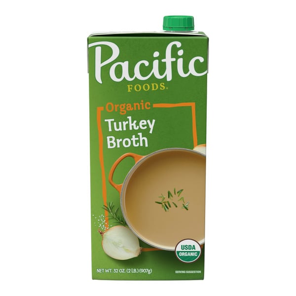 Soup, Broth & Bouillon Pacific Foods Organic Turkey Broth hero