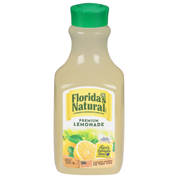 Juice & Nectars Florida's Natural Lemonade hero